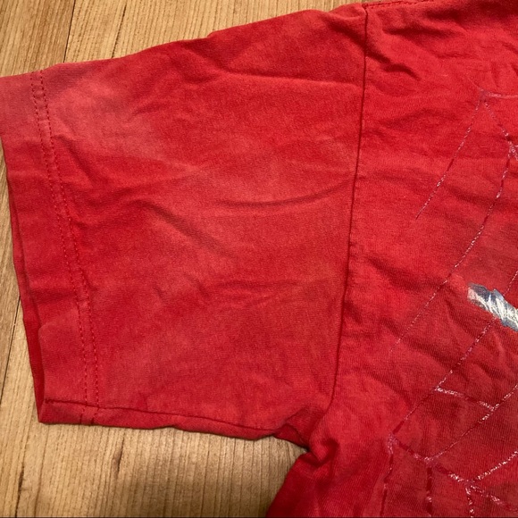 2002 Spiderman Movie Promo Shirt M Embroidered Mad Engine Marvel Tag Rare VTG - Picture 8 of 11